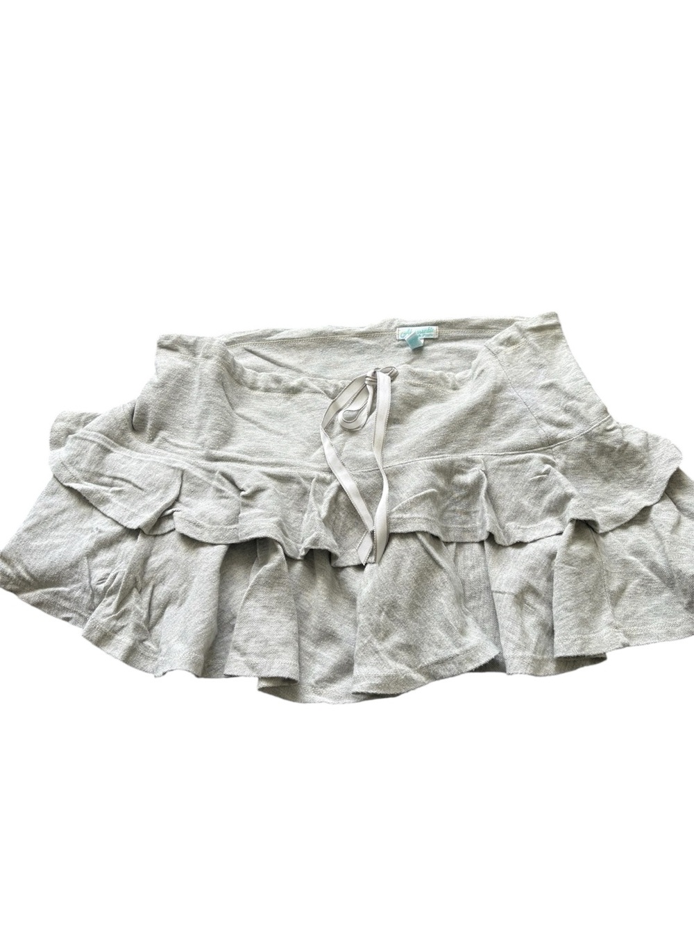 Y2K Abercrombie and Fitch grey micro mini skirt
